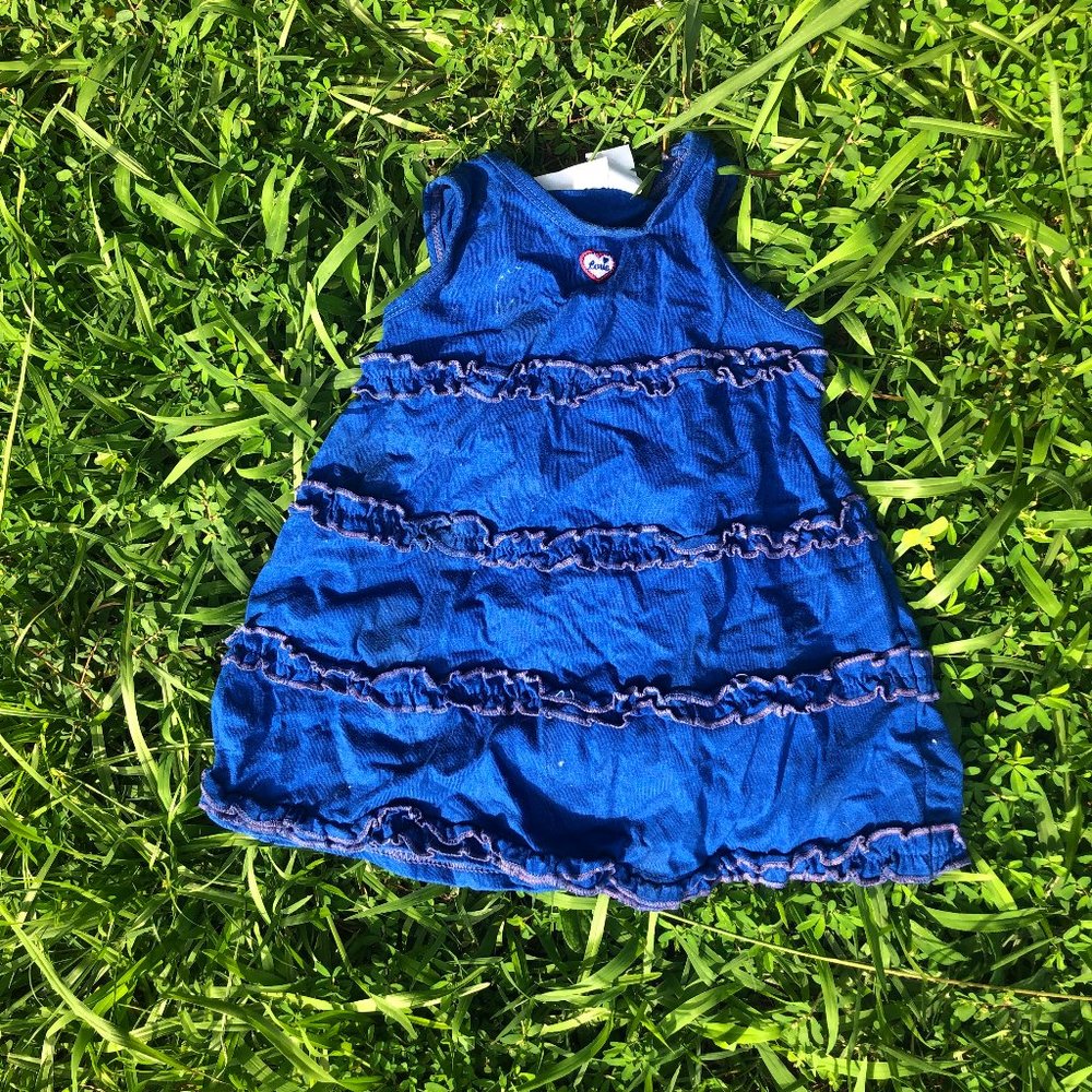 Ruffle Sleeveless Dress